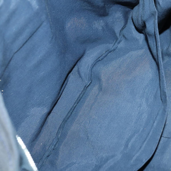 HERMES Pouch Canvas 3 Set Pink Black Brown Auth bs31480