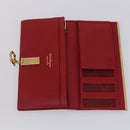 Salvatore Ferragamo Wallet Leather 6 Set Black Beige Red Auth bs31481-16