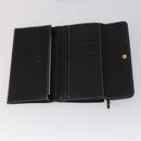 Salvatore Ferragamo Wallet Leather 6 Set Black Beige Red Auth bs31481-4