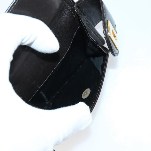 Salvatore Ferragamo Wallet Leather 6 Set Black Beige Red Auth bs31481