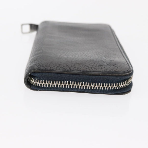 LOUIS VUITTON Epi Wallet Leather 2 Set Black LV Auth bs31483