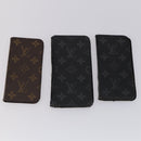 LOUIS VUITTON Monogram Eclipse iPhone Case 6 Set LV Auth bs31488-2
