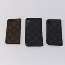 LOUIS VUITTON Monogram Eclipse iPhone Case 6 Set LV Auth bs31488-3