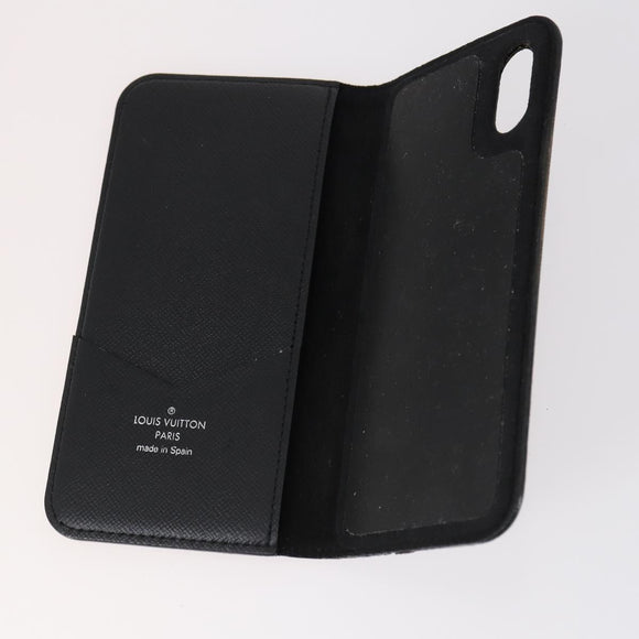 LOUIS VUITTON Monogram Eclipse iPhone Case 6 Set LV Auth bs31488