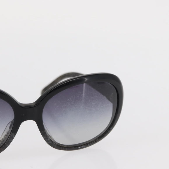 CHANEL Sunglasses plastic 2 Set Brown White CC Auth bs31489