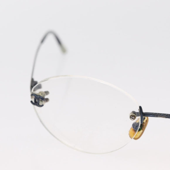 CHANEL Sunglasses plastic 2 Set Brown White CC Auth bs31489