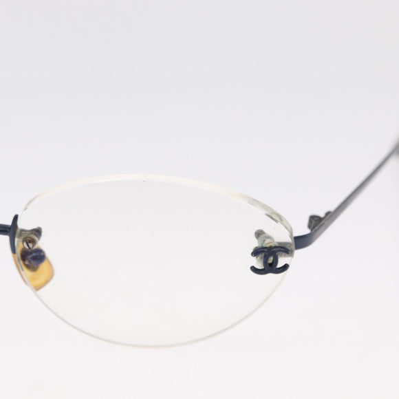 CHANEL Sunglasses plastic 2 Set Brown White CC Auth bs31489