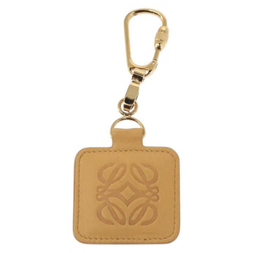 LOEWE Charm Leather metal 2 Set Beige Gold Auth bs31490 - 0