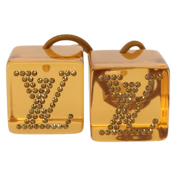 LOUIS VUITTON Hair Tie plastic Brown LV Auth bs31492 - 0