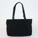 Salvatore Ferragamo Shoulder Bag Leather Canvas 2 Set Black Silver Auth bs31495-11