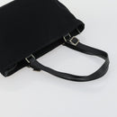 Salvatore Ferragamo Shoulder Bag Leather Canvas 2 Set Black Silver Auth bs31495-14