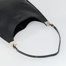 Salvatore Ferragamo Shoulder Bag Leather Canvas 2 Set Black Silver Auth bs31495-5