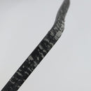 Salvatore Ferragamo Shoulder Bag Leather Canvas 2 Set Black Silver Auth bs31495-6