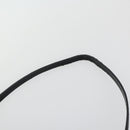 Salvatore Ferragamo Shoulder Bag Leather Canvas 2 Set Black Silver Auth bs31495-7