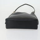 Salvatore Ferragamo Shoulder Bag Leather Canvas 2 Set Black Silver Auth bs31495-8