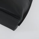 Salvatore Ferragamo Shoulder Bag Leather Canvas 2 Set Black Silver Auth bs31495-9