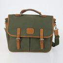 Burberrys Nova Check Hand Bag Canvas 3 Set Beige Green Auth bs31496-2