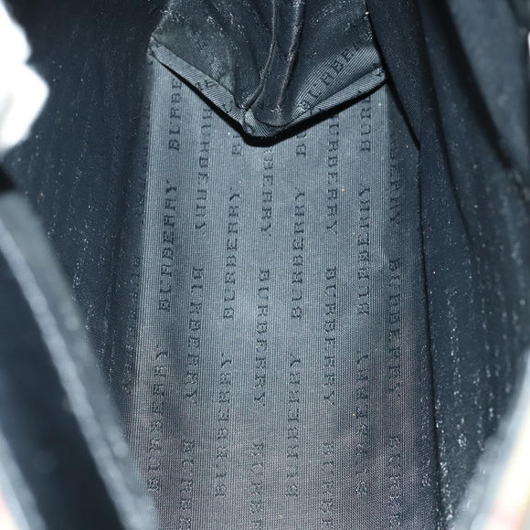 Burberrys Nova Check Hand Bag Canvas 3 Set Beige Green Auth bs31496