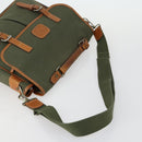 Burberrys Nova Check Hand Bag Canvas 3 Set Beige Green Auth bs31496-5