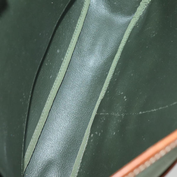 Burberrys Nova Check Hand Bag Canvas 3 Set Beige Green Auth bs31496