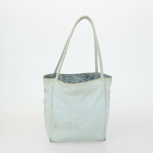 BOTTEGA VENETA Shoulder Bag Nylon 3 Set Blue Brown Auth bs31499