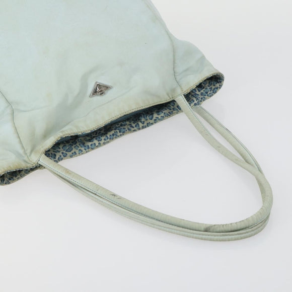 BOTTEGA VENETA Shoulder Bag Nylon 3 Set Blue Brown Auth bs31499