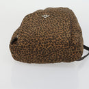 BOTTEGA VENETA Shoulder Bag Nylon 3 Set Blue Brown Auth bs31499-21