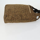 BOTTEGA VENETA Shoulder Bag Nylon 3 Set Blue Brown Auth bs31499-4