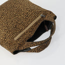 BOTTEGA VENETA Shoulder Bag Nylon 3 Set Blue Brown Auth bs31499-5