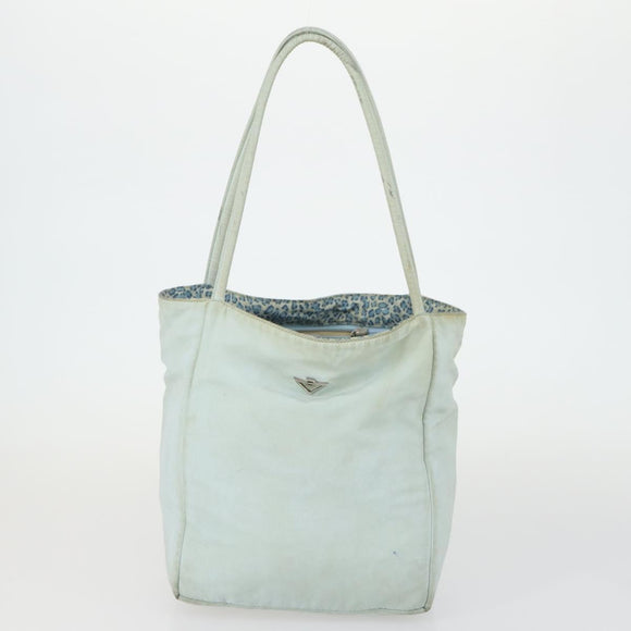 BOTTEGA VENETA Shoulder Bag Nylon 3 Set Blue Brown Auth bs31499