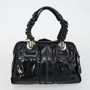 Chloe Tote Bag Leather 2 Set Black Beige Auth bs31501-11