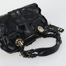 Chloe Tote Bag Leather 2 Set Black Beige Auth bs31501-13