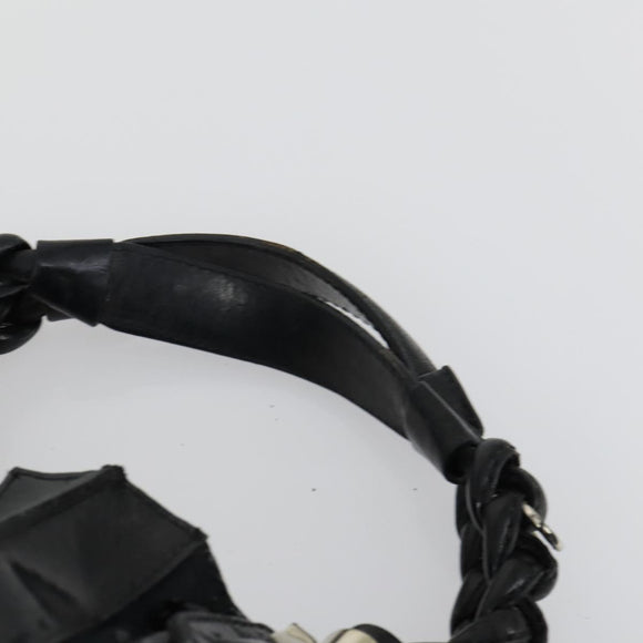 Chloe Tote Bag Leather 2 Set Black Beige Auth bs31501