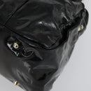 Chloe Tote Bag Leather 2 Set Black Beige Auth bs31501-16