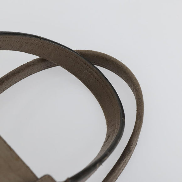 Chloe Tote Bag Leather 2 Set Black Beige Auth bs31501