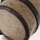 CHANEL Hand Bag Coated Canvas Beige Silver CC Auth bs31502-16