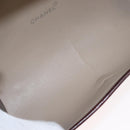 CHANEL Hand Bag Coated Canvas Beige Silver CC Auth bs31502-11