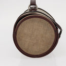 CHANEL Hand Bag Coated Canvas Beige Silver CC Auth bs31502-4