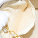 CHANEL Chain Shoulder Bag Canvas Light Blue gold CC Auth bs31503-18