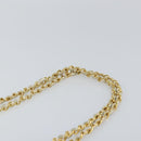 CHANEL Chain Shoulder Bag Canvas Light Blue gold CC Auth bs31503-5