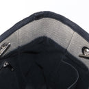 CHANEL Deauville line Chain Tote Bag Canvas Gray Silver CC Auth bs31505-19