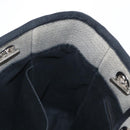 CHANEL Deauville line Chain Tote Bag Canvas Gray Silver CC Auth bs31505-20