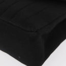 CHANEL Mademoiselle Shoulder Bag Cotton Black Gold CC Auth bs31506-11