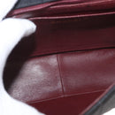 CHANEL Mademoiselle Shoulder Bag Cotton Black Gold CC Auth bs31506-18