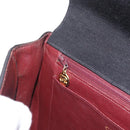 CHANEL Mademoiselle Shoulder Bag Cotton Black Gold CC Auth bs31506-21