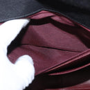 CHANEL Mademoiselle Shoulder Bag Cotton Black Gold CC Auth bs31506-22