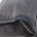 CHANEL Deauville line Chain Tote Bag Canvas Navy Silver CC Auth bs31507-15