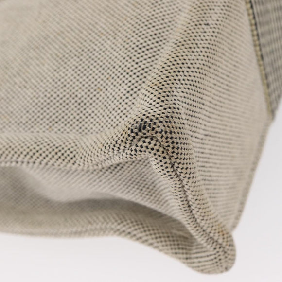 HERMES New Fourre Tout PM Tote Bag Canvas Gray Silver Auth bs31508