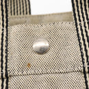 HERMES New Fourre Tout PM Tote Bag Canvas Gray Silver Auth bs31508-18