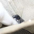 HERMES New Fourre Tout PM Tote Bag Canvas Gray Silver Auth bs31508-12